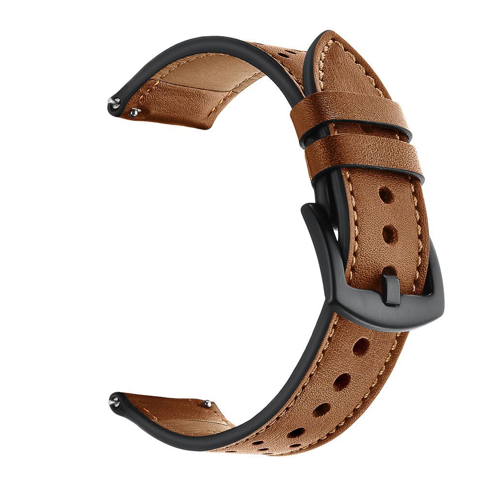 Tech-Protect Samsung Galaxy Watch 4 / 5 / 6 / 7 / FE ādas siksniņa, brūna