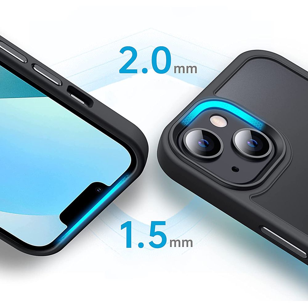 Tech-Protect MagMat MagSafe vāciņš iPhone 13, Melns (Matte Black)