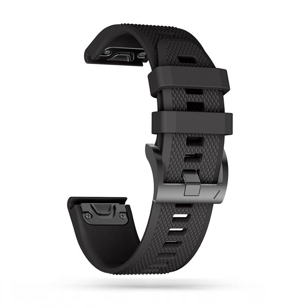 Tech-Protect siksniņa Garmin Fenix 3 / 5X / 6X / 7X, Smooth Strap, melna