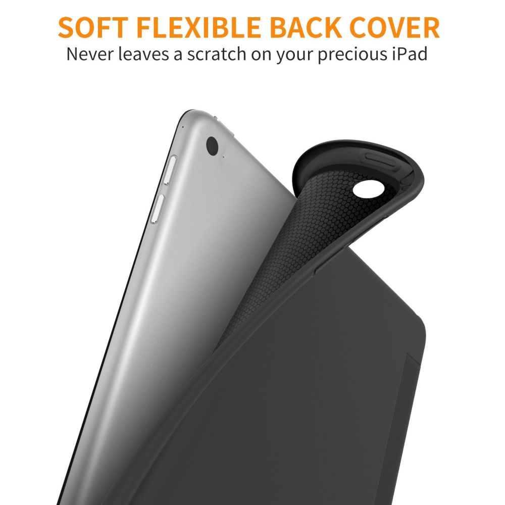 Tech-Protect SmartCase vāciņš iPad 9.7\" 5 / 6 (2017-2018), Melns