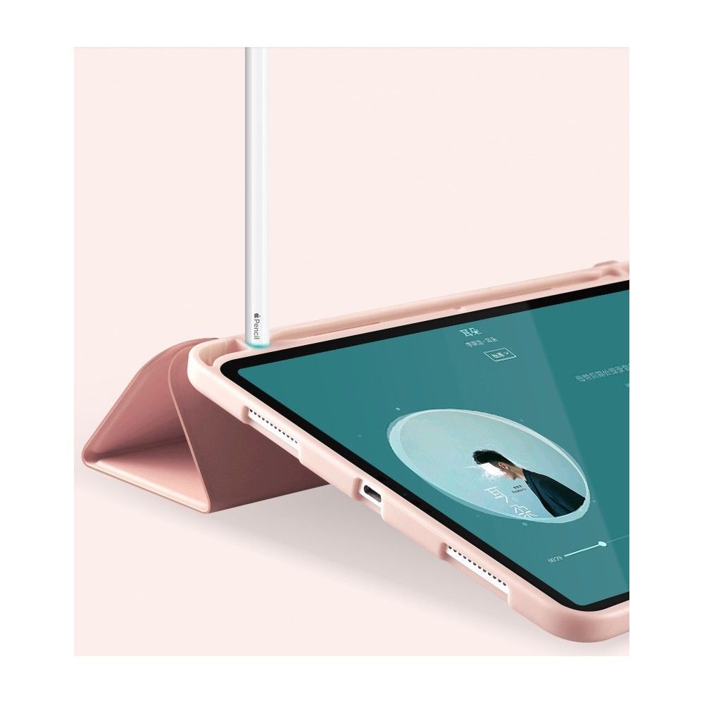 Tech-Protect iPad 10.2\" (2019-2021) atverams vāciņš maciņš grāmatiņa SC Pen, melns