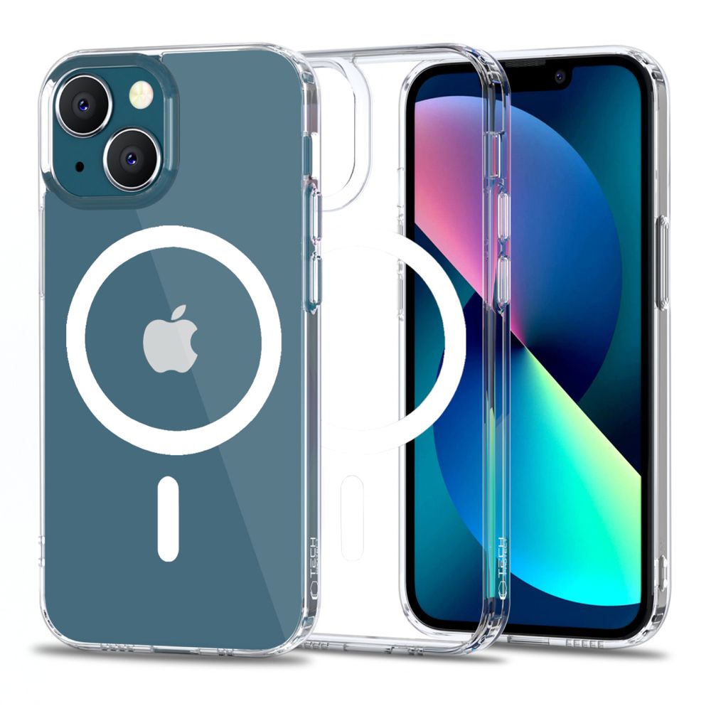Tech-Protect MagMat MagSafe vāciņš iPhone 13, caurspīdīgs