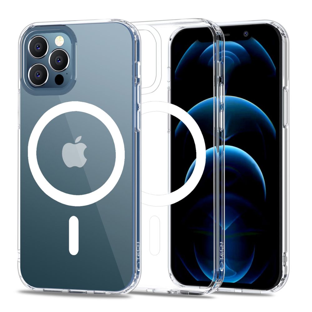 Tech-Protect MagMat MagSafe vāciņš iPhone 12 / 12 Pro, caurspīdīgs