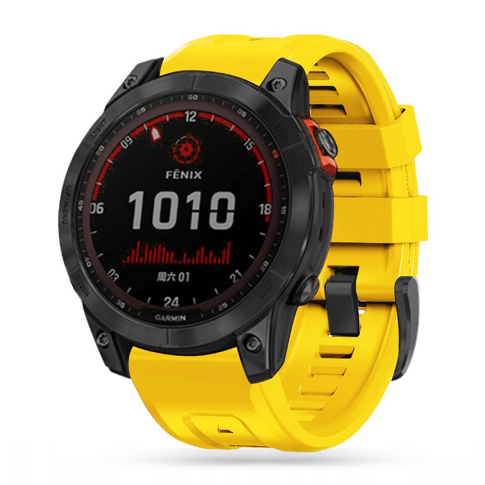 Tech-Protect siksniņa Garmin Fenix 5 / 6 / 6 Pro / 7 IconBand, dzeltena