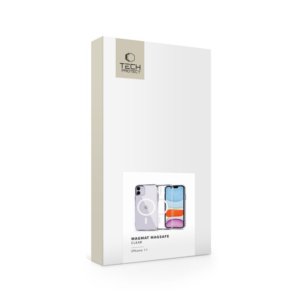 Tech-Protect MagMat MagSafe vāciņš iPhone 11, Caurspīdīgs