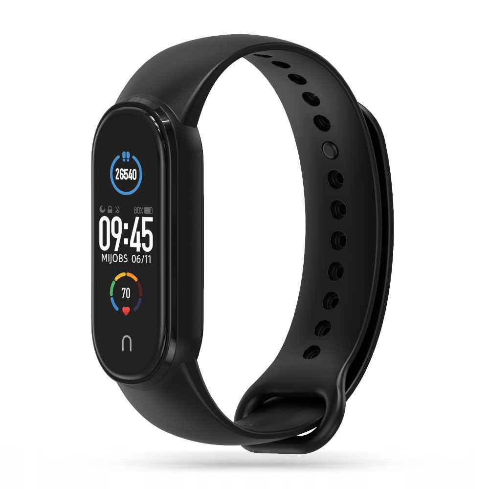 Tech-Protect IconBand siksniņa Xiaomi Mi Smart Band 5 / 6 / 7 / NFC, melna