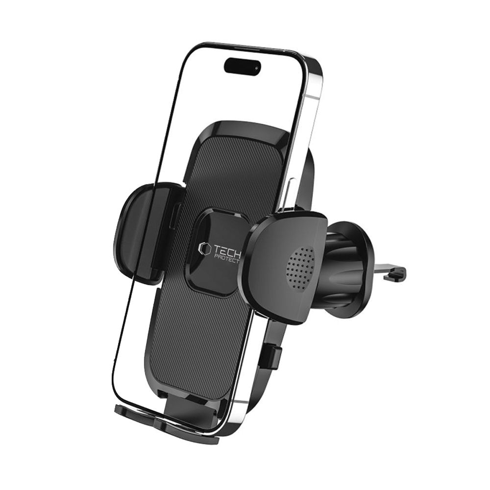 Tech-Protect V3 Auto Telefona Turētājs Ventilācijas Režģim, Melns