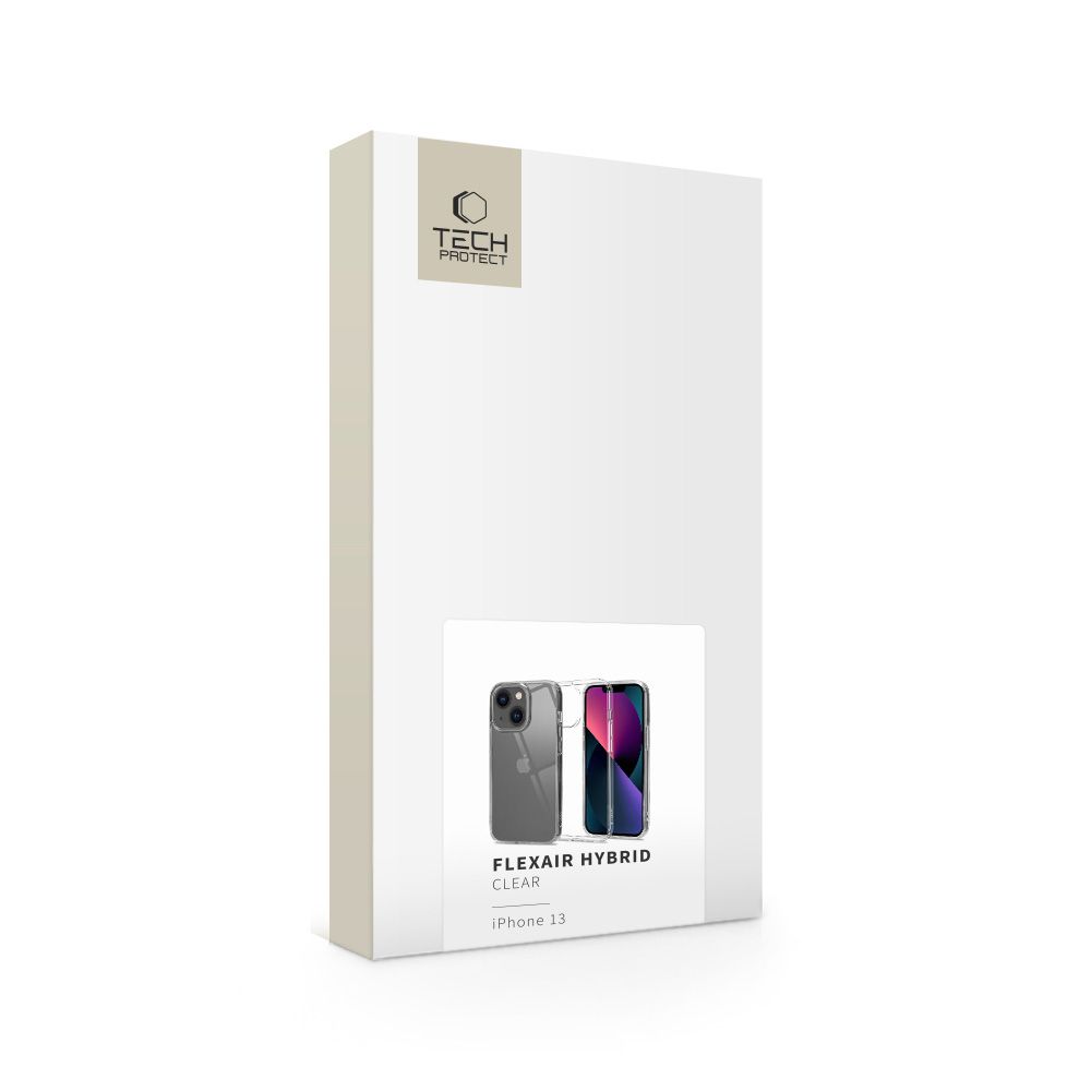 Tech-Protect FlexAir Hybrid vāciņš iPhone 13, Caurspīdīgs