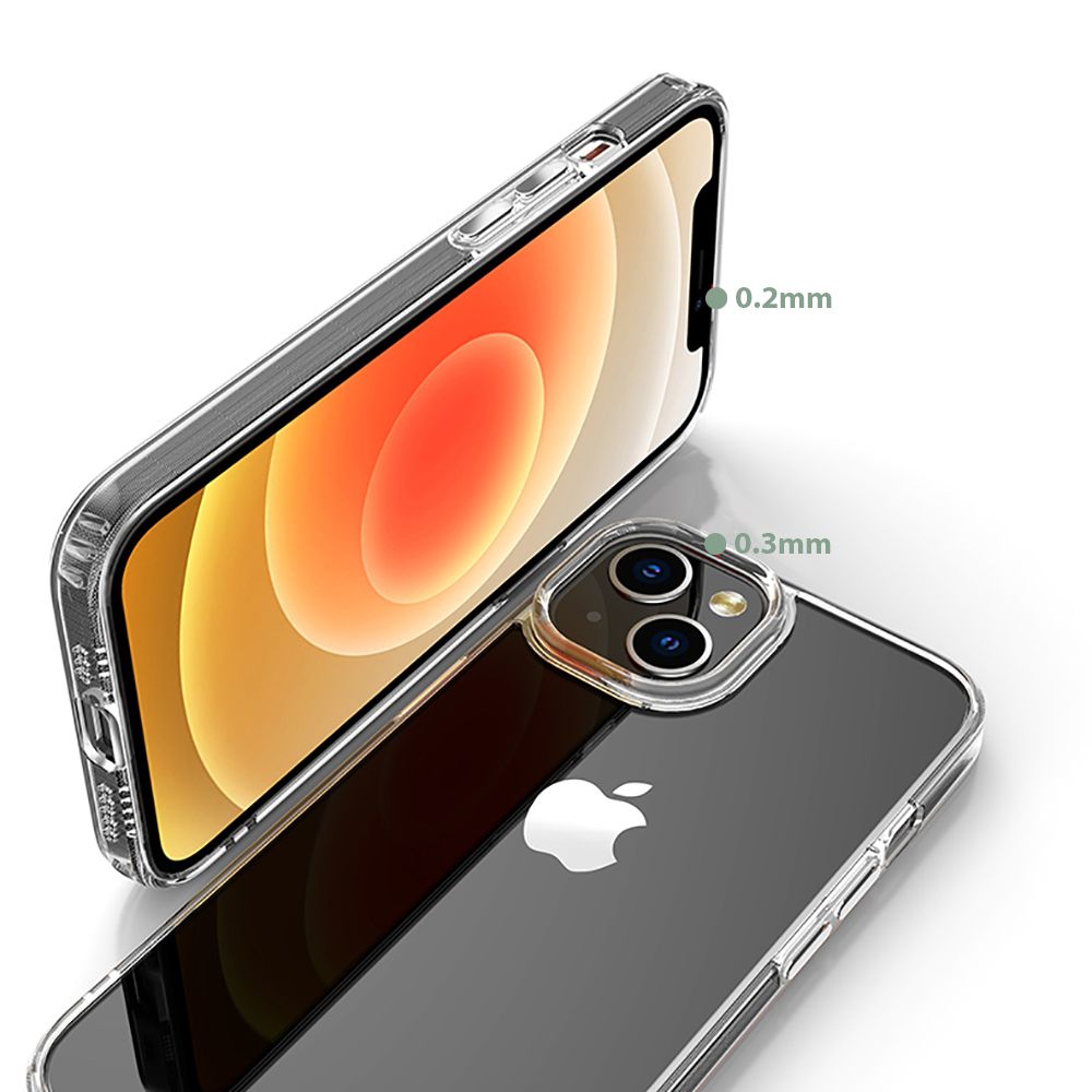 Tech-Protect FlexAir Hybrid vāciņš iPhone 13, Caurspīdīgs