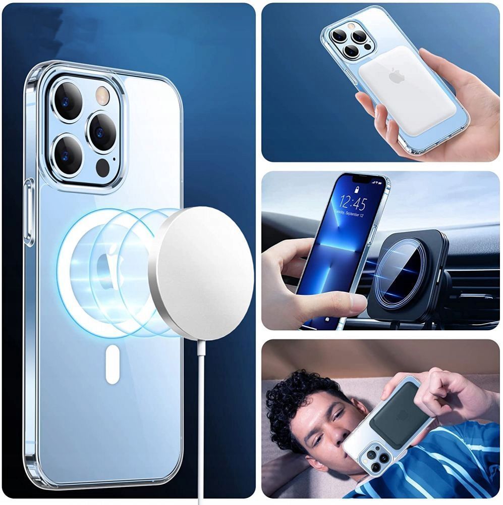 Tech-Protect FlexAir Hybrid vāciņš iPhone 14, caurspīdīgs