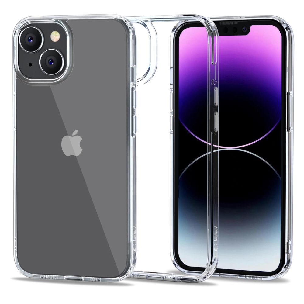Tech-Protect FlexAir Hybrid vāciņš iPhone 14, caurspīdīgs