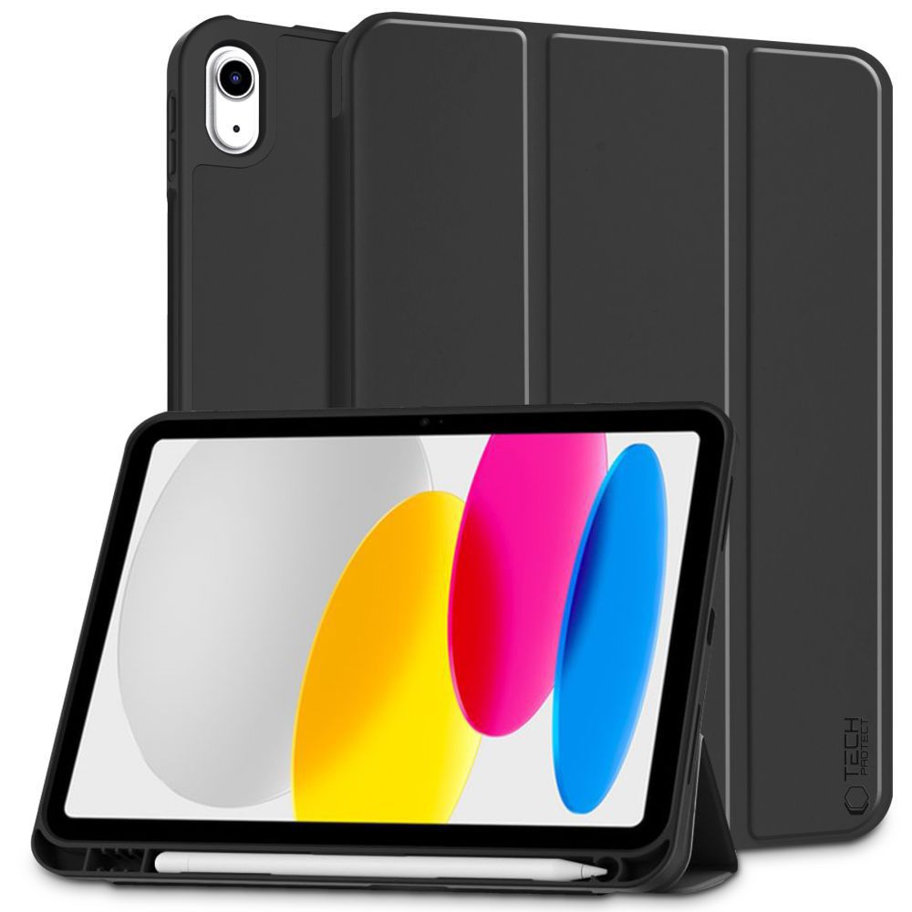 Tech-Protect SC Pen atverams vāciņš iPad 10.9" (2022), melns