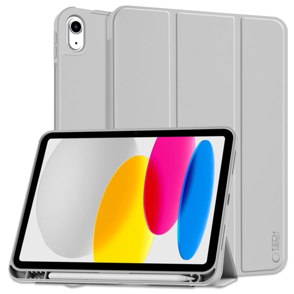 Tech-Protect SC Pen vāciņš iPad 10.9" 2022, pelēks