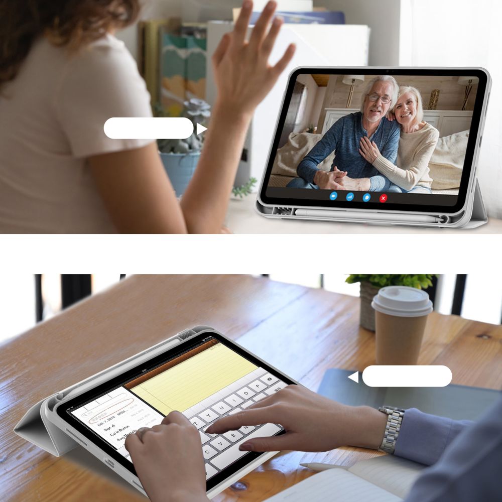 Tech-Protect SC Pen vāciņš iPad 10.9\" 2022, pelēks