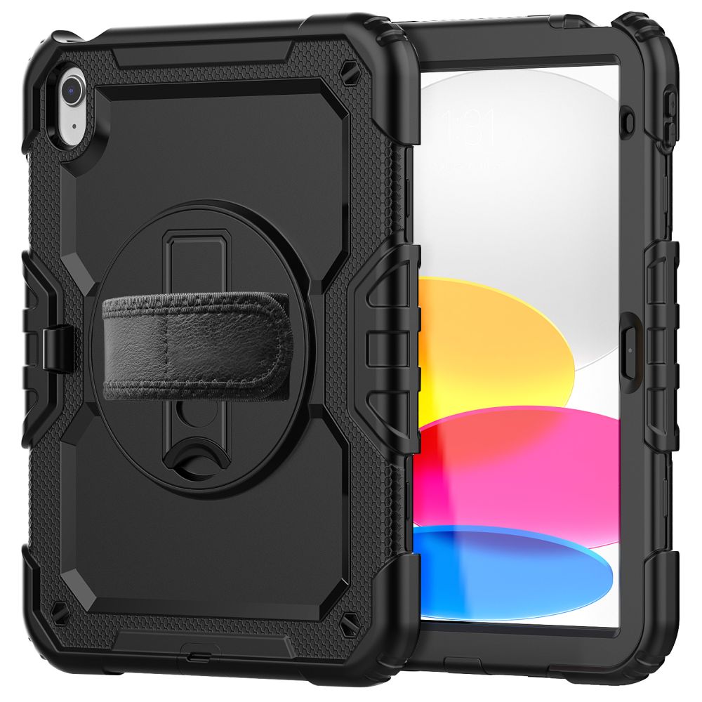Tech-Protect Solid360 vāciņš iPad 10.9\" 2022, melns