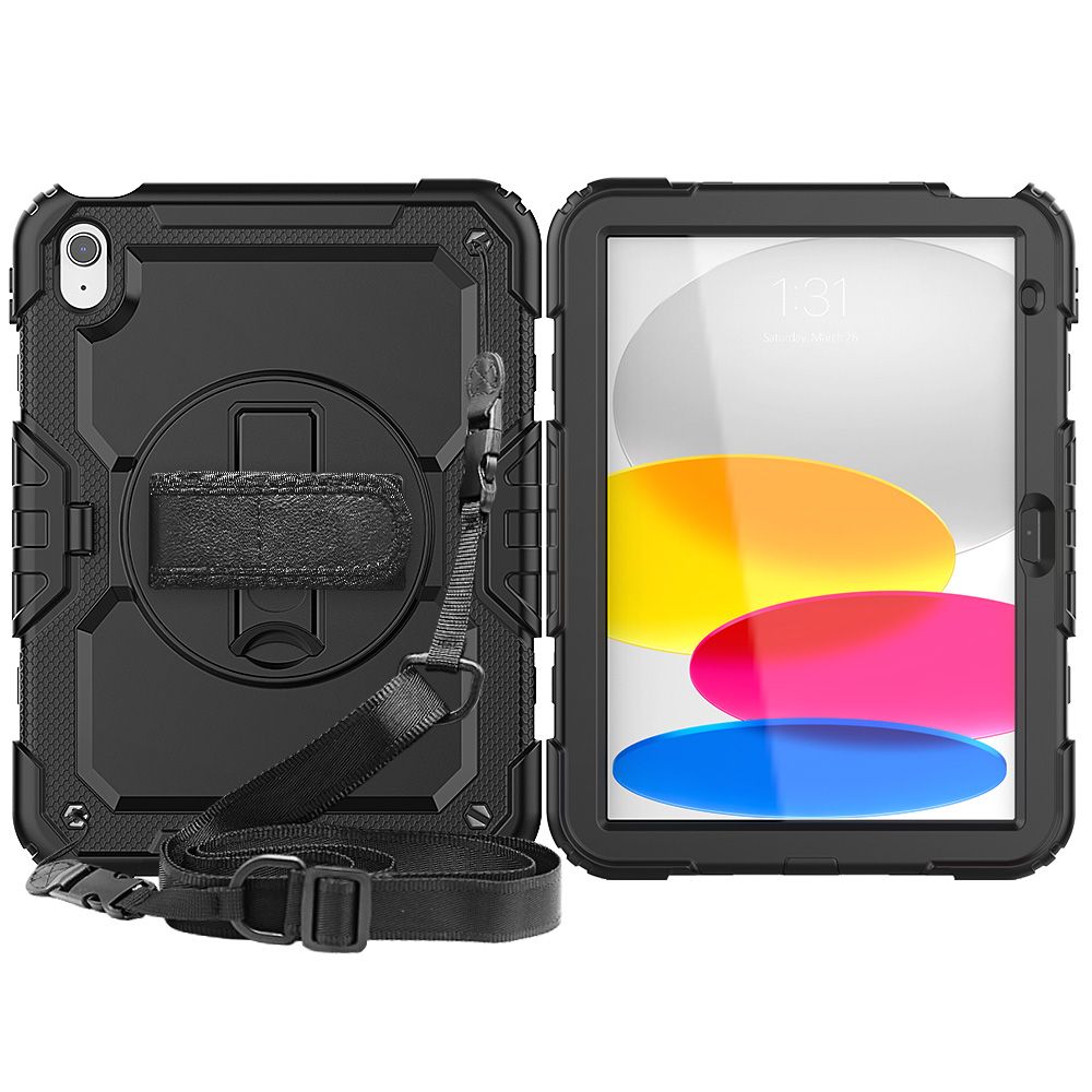 Tech-Protect Solid360 vāciņš iPad 10.9\" 2022, melns