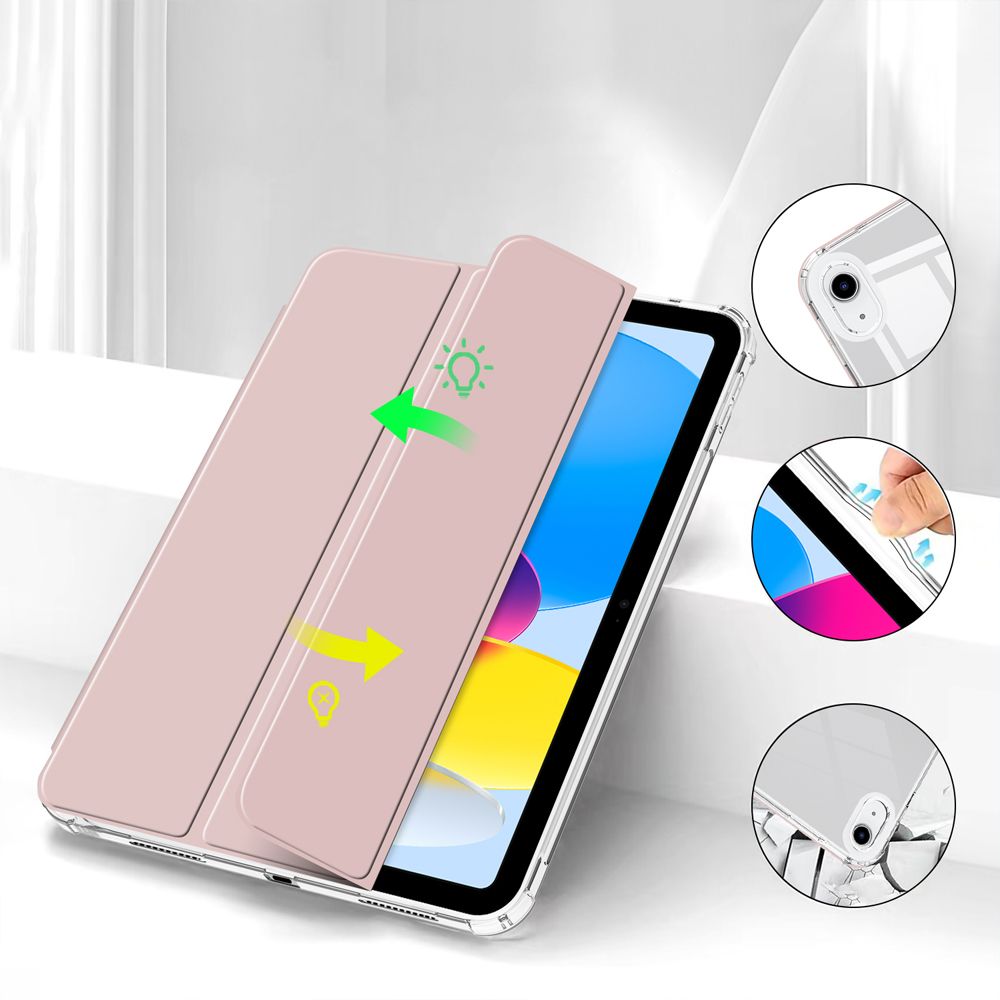 Tech-Protect SC Pen Hybrid atverams vāciņš iPad 10.9\" (2022) rozā