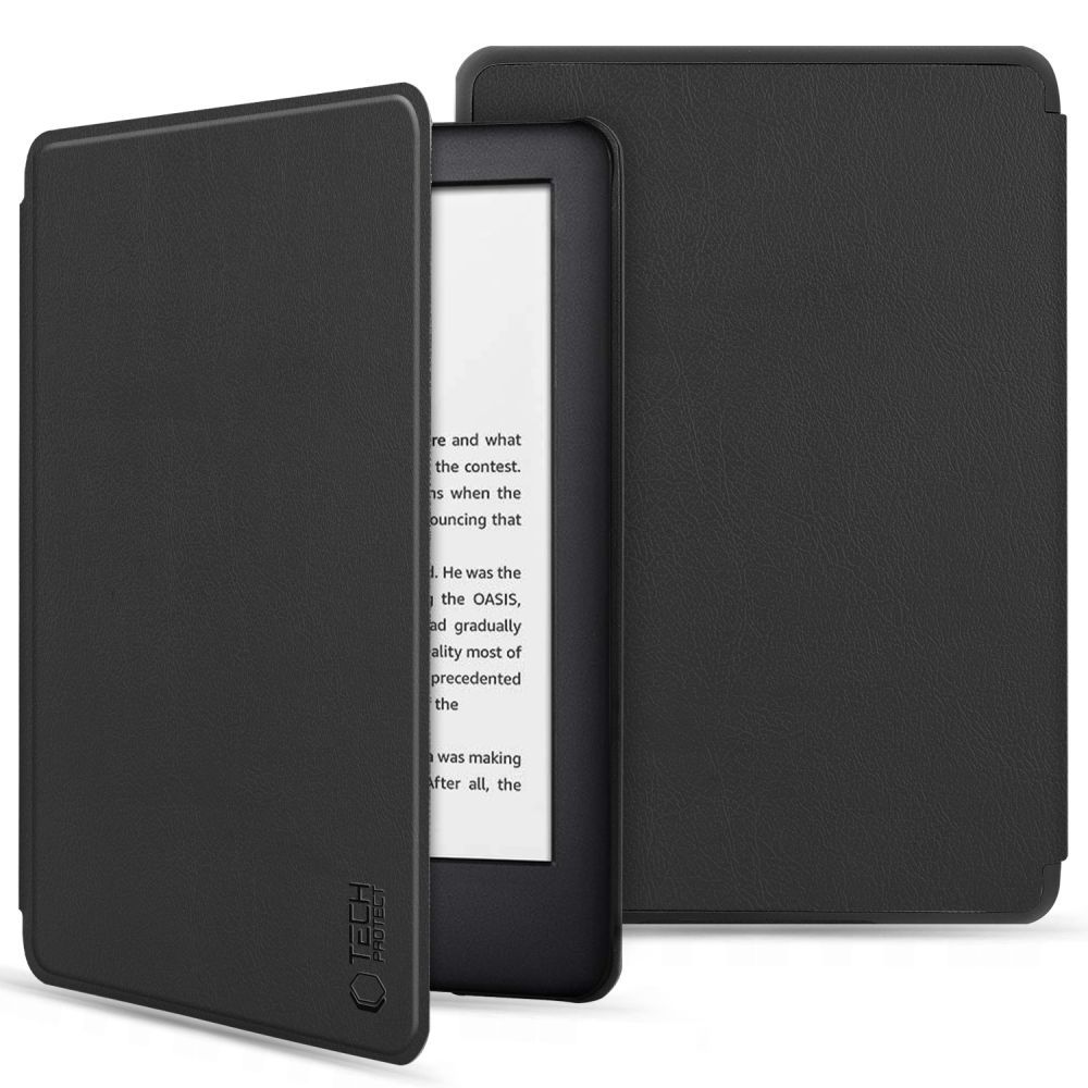 Tech-Protect SmartCase atverams vāciņš Kindle 11 (2022), melns
