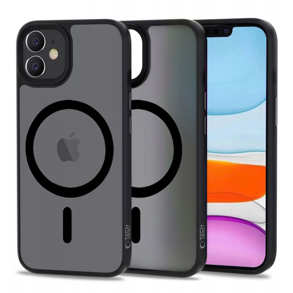 Tech-Protect MagMat MagSafe vāciņš iPhone 11 - Melns