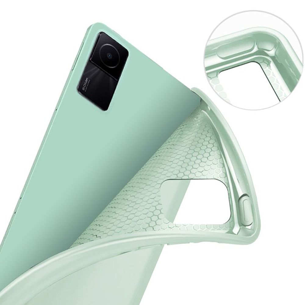 Tech-Protect SmartCase vāciņš Xiaomi Redmi Pad 10.6 planšetdatoram, Melns