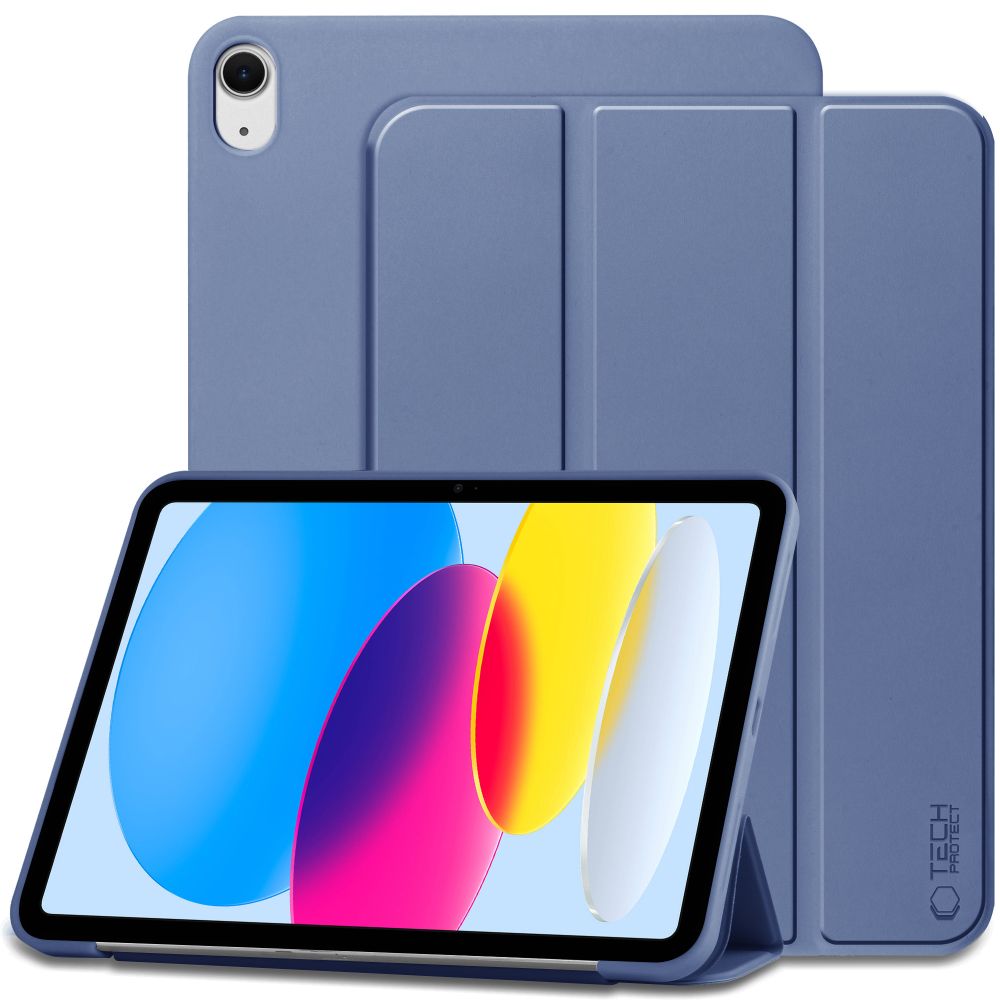 Tech-Protect SmartCase vāciņš iPad 10.9" (2022) zilā krāsā