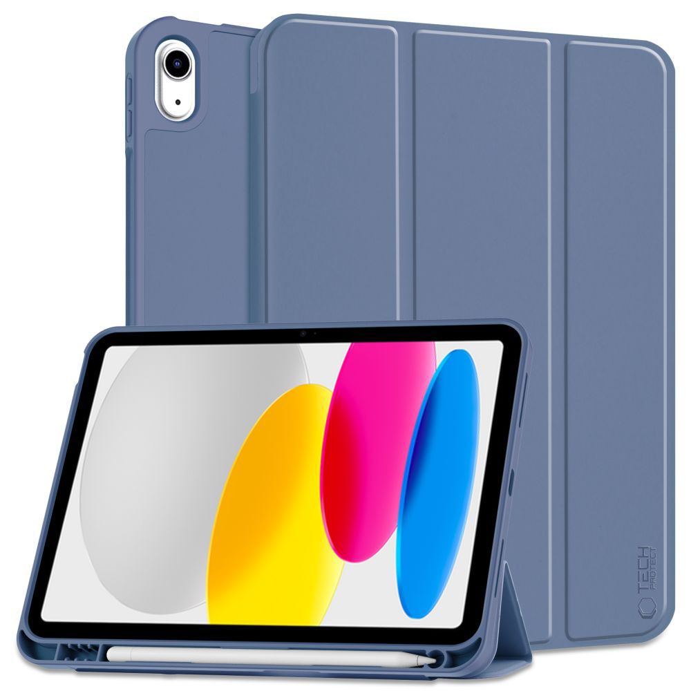 Tech-Protect SC Pen vāciņš Apple iPad 10.9" 2022 planšetdatoram, Zils