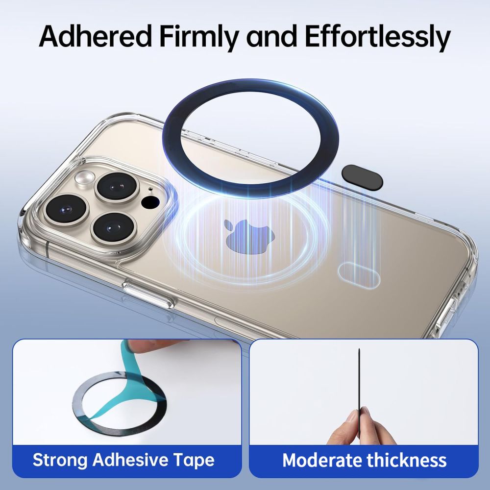 Tech-Protect MagMat universāls MagSafe magnētiskais gredzens, melns