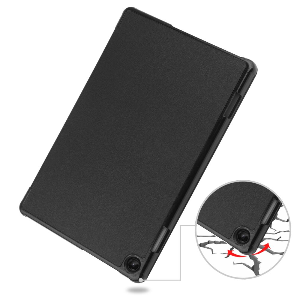 Tech-Protect Lenovo Tab M10 (3rd Gen) 10.1 atverams vāciņš maciņš grāmatiņa SmartCase, melns