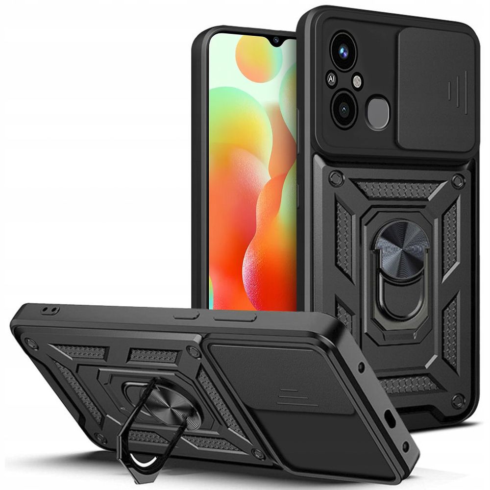 Tech-Protect CamShield Pro vāciņš Xiaomi Redmi 12C, Melns