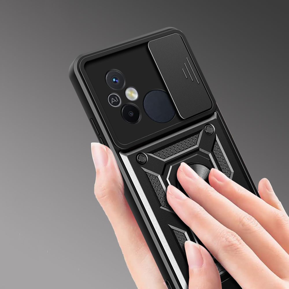 Tech-Protect CamShield Pro vāciņš Xiaomi Redmi 12C, Melns