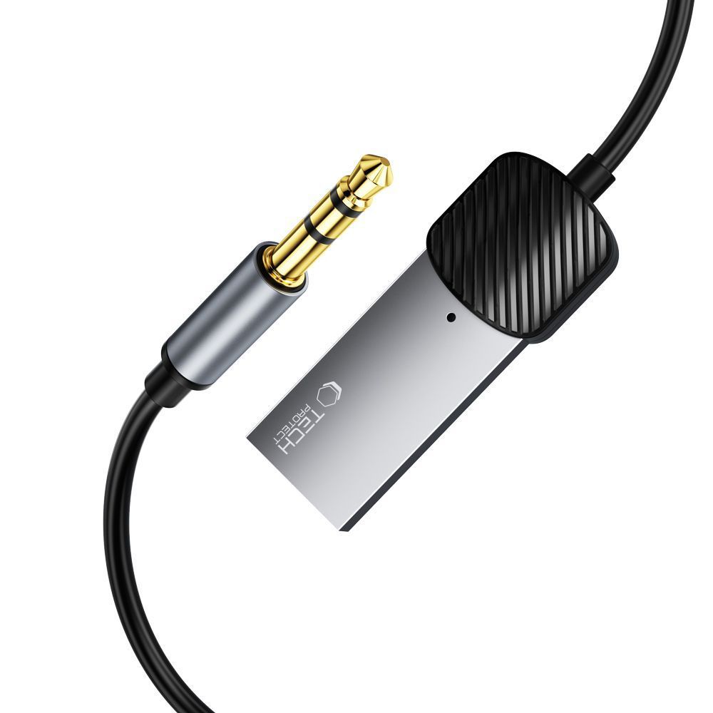 Tech-Protect UltraBoost Bluetooth audio adapteris 3.5mm Jack, pelēks