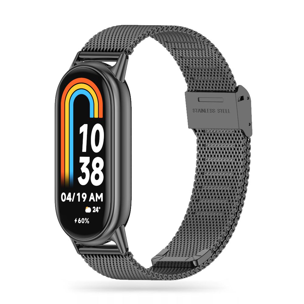 Tech-Protect MilaneseBand siksniņa Xiaomi Smart Band 8 / 8 NFC, melna