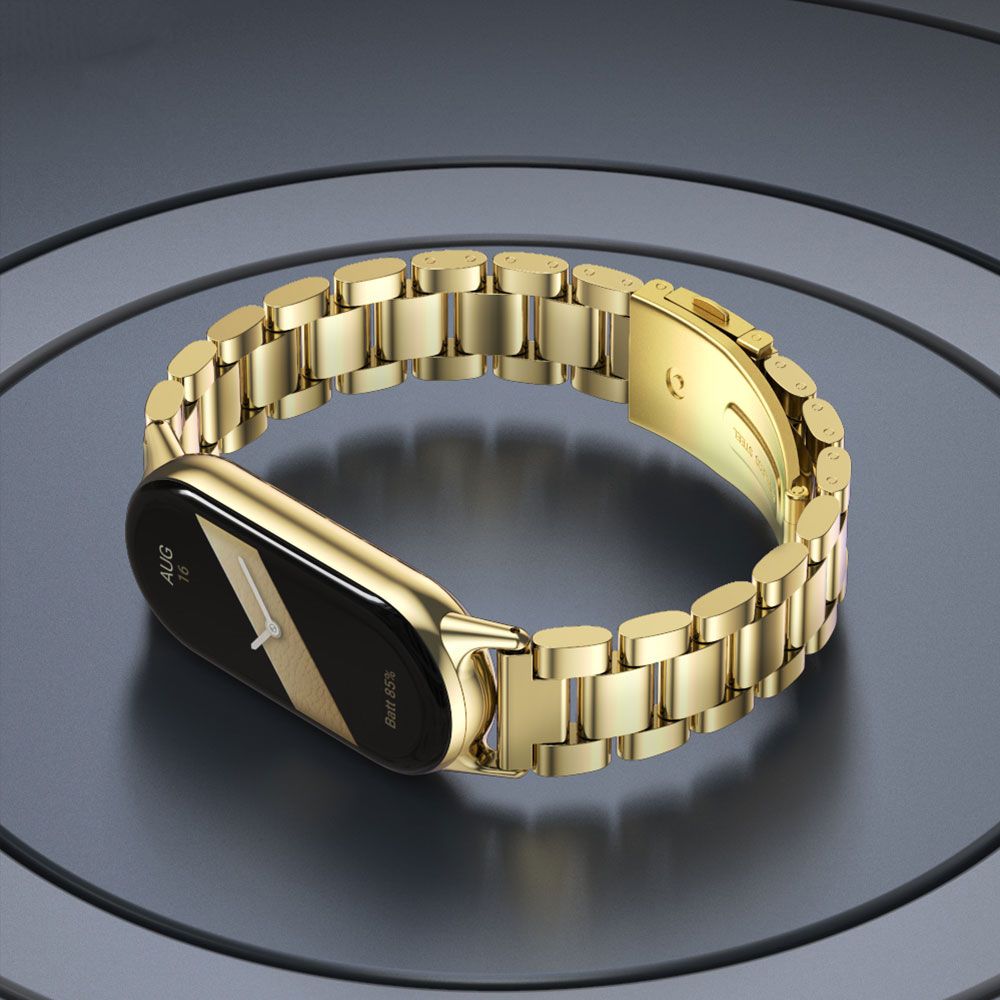 Tech-Protect Nerūsējošā aproce priekš Xiaomi Smart Band 8 / NFC - melna | Stainless bracelet for black