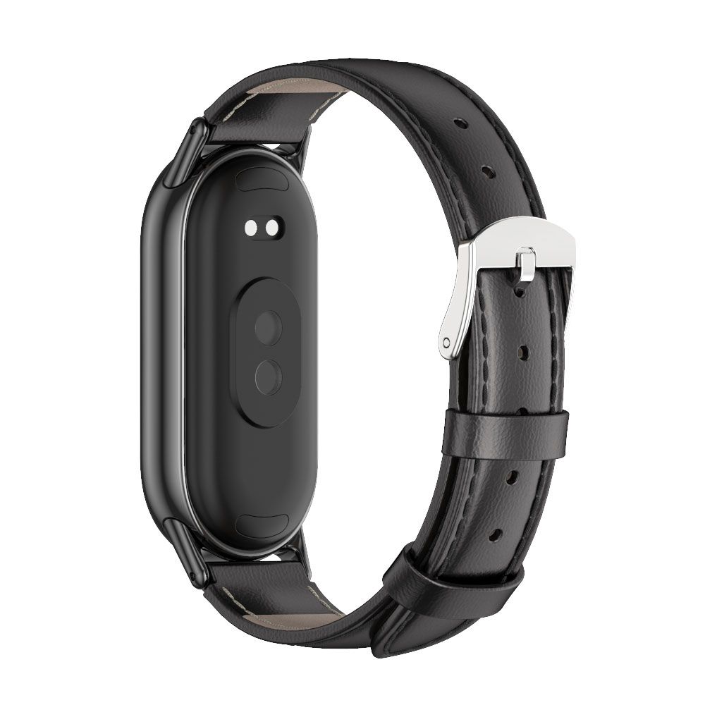 Tech-Protect Xiaomi Smart Band 8 / 8 NFC siksniņa Leatherfit, melna