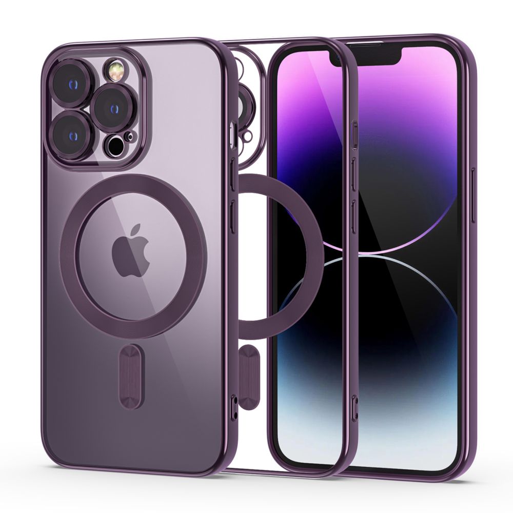 Tech-Protect MagShine MagSafe vāciņš iPhone 14 Pro, violets