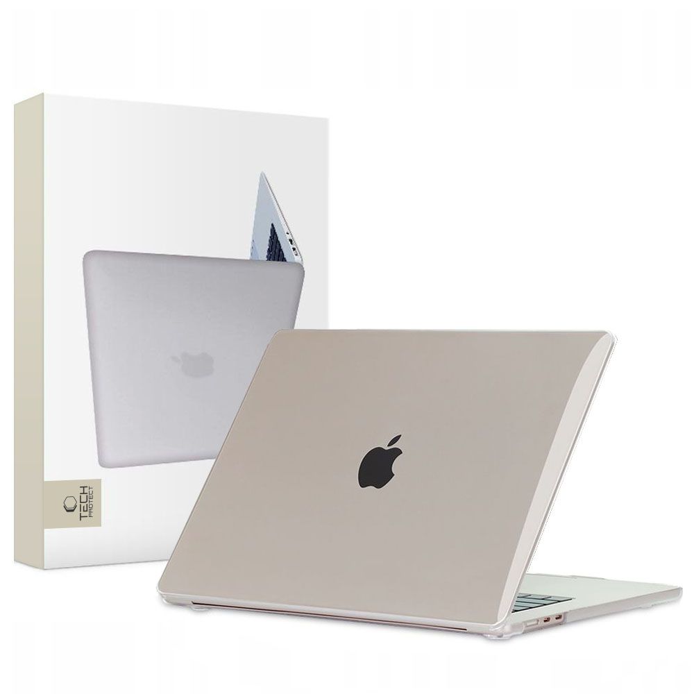 Tech-Protect MacBook Air 15" M2 / M3 (2023-2024) vāciņš SmartShell, caurspīdīgs
