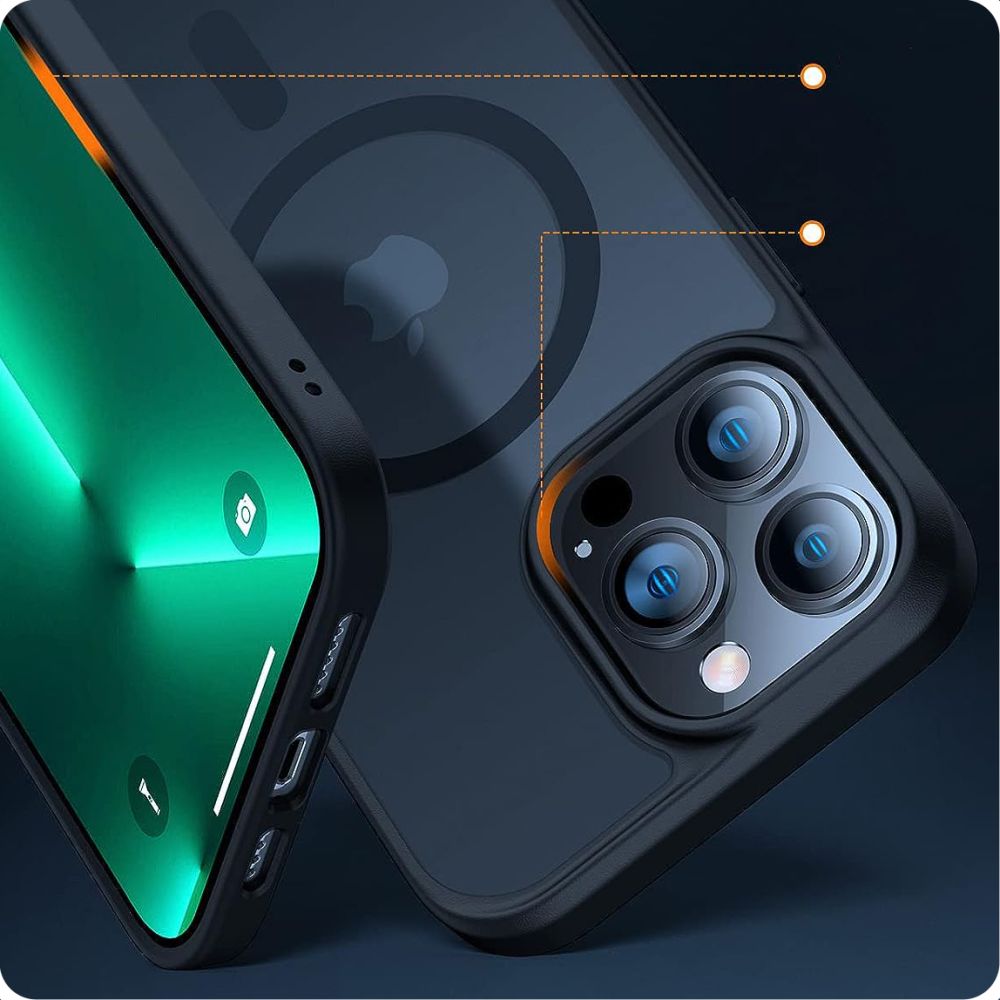 Tech-Protect MagMat MagSafe vāciņš iPhone 15, Matte Black