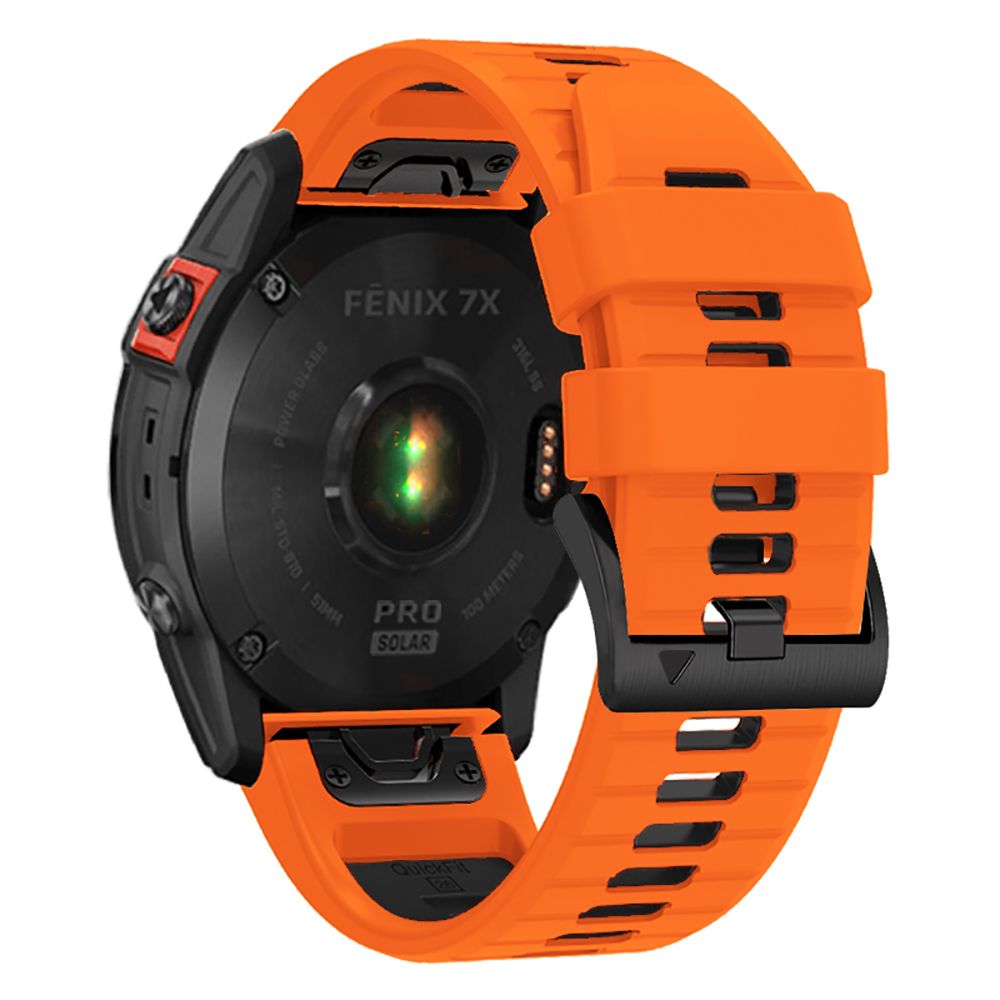 Tech-Protect IconBand Pro siksniņa Garmin Fenix 3 / 5X / 6X / 7X, oranža/melna