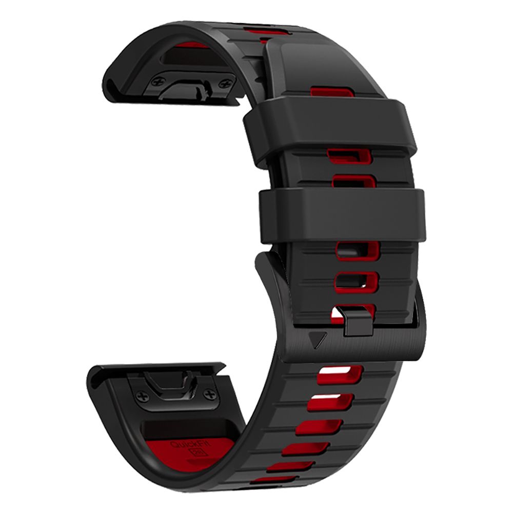 Tech-Protect IconBand Pro siksniņa Garmin Fenix 3 / 5X / 6X / 7X, melna/sarkana