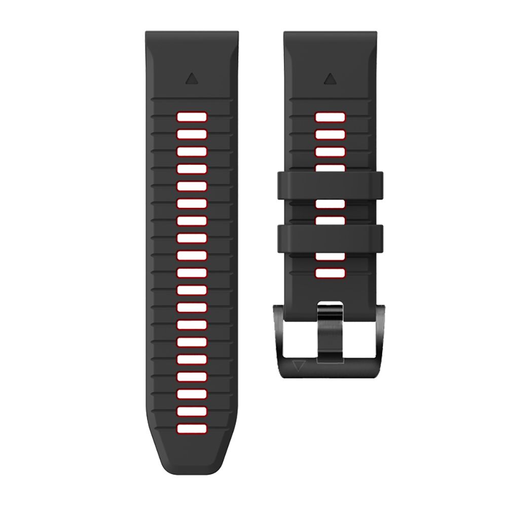 Tech-Protect IconBand Pro siksniņa Garmin Fenix 3 / 5X / 6X / 7X, melna/sarkana