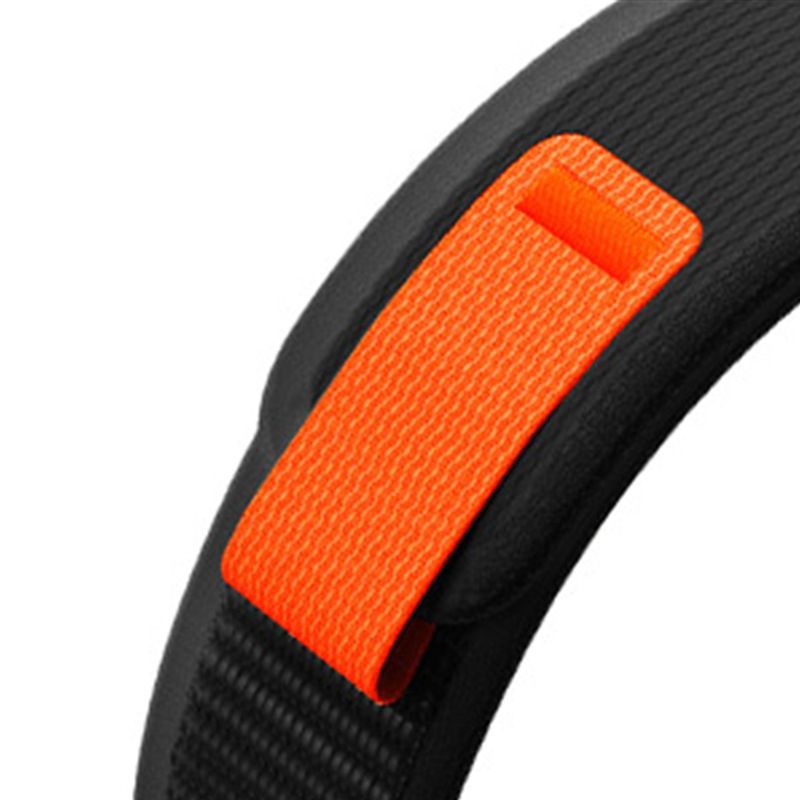 Tech-Protect neilona siksniņa Garmin Fenix 3/5X/6X/7X melna/oranža