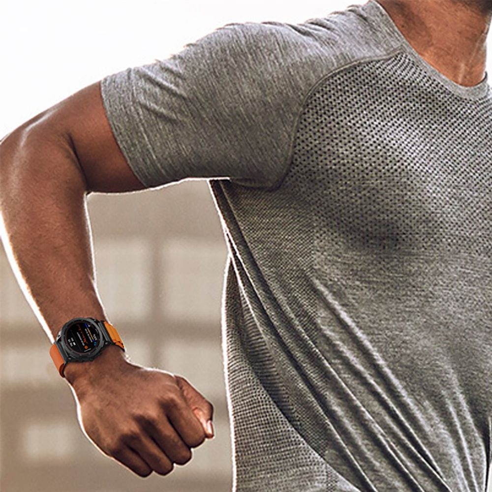 Tech-Protect Nylon Pro siksniņa Garmin Fenix 5 / 6 / 7, tumši zaļa