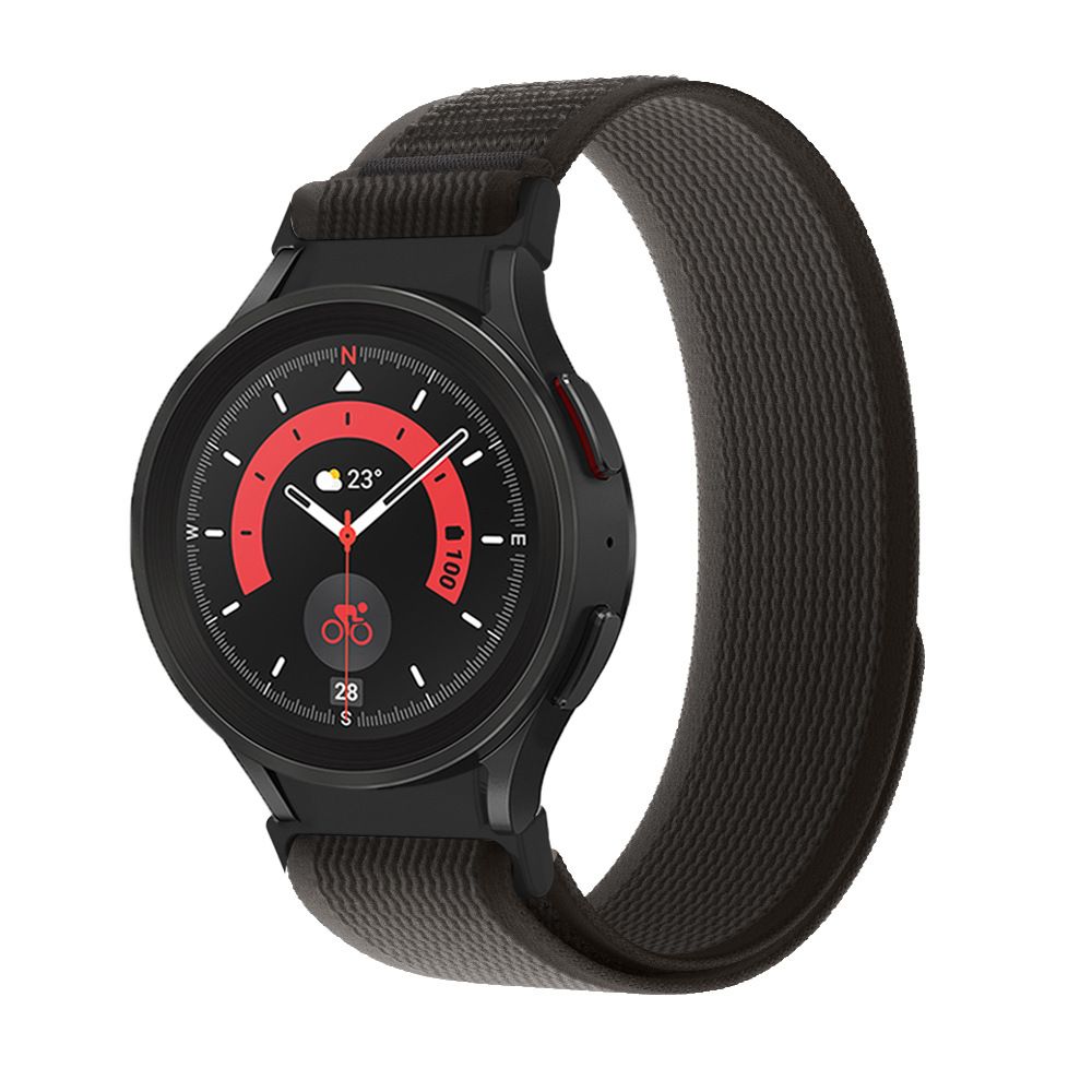 Tech-Protect Samsung Galaxy Watch 4 / 5 / 6 / 7 / FE neilona siksniņa, melna/oranža