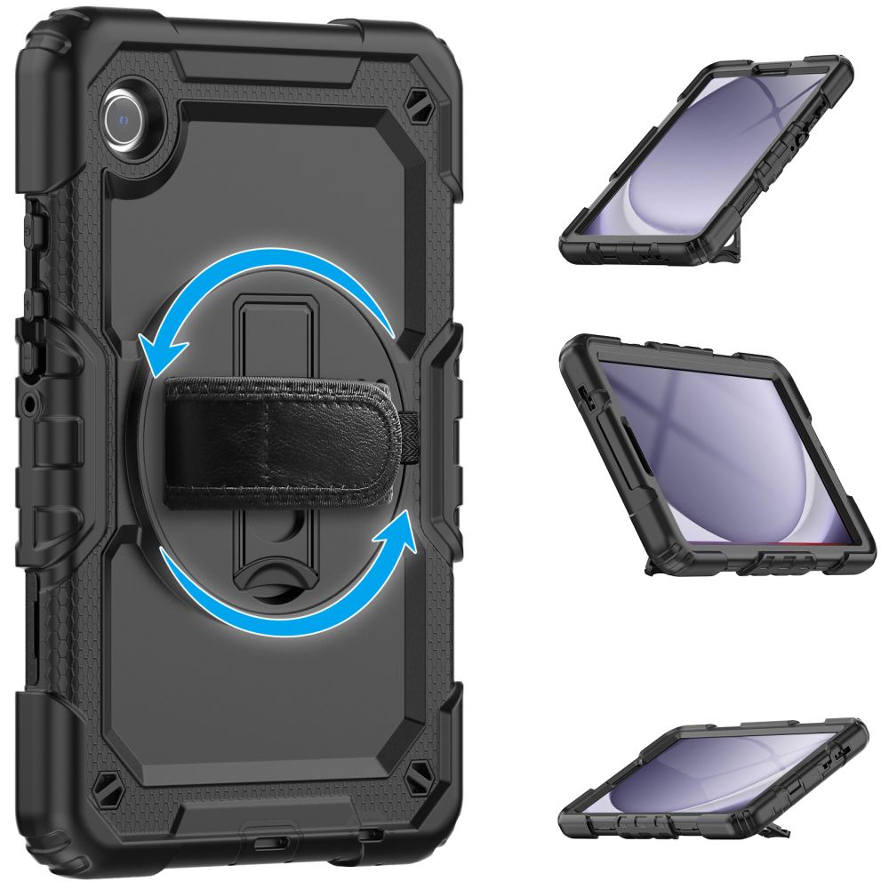 Tech-Protect Solid360 vāciņš Samsung Galaxy Tab A9+ 11.0, melns