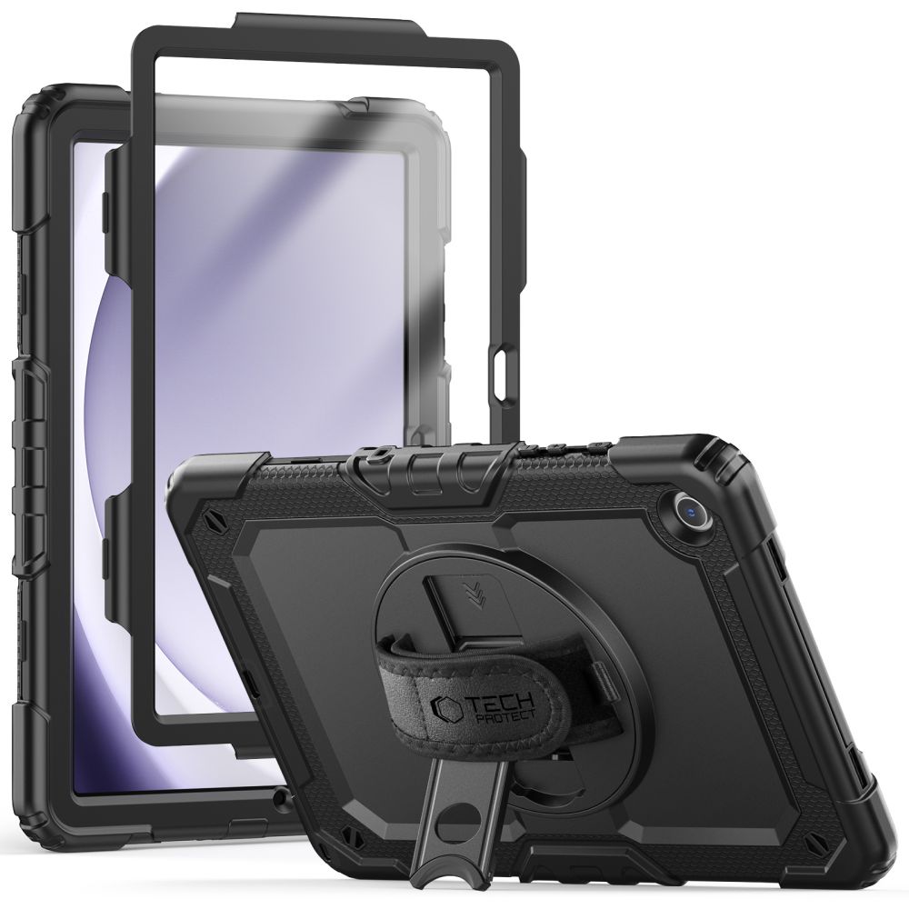 Tech-Protect Solid360 vāciņš Samsung Galaxy Tab A9 8.7 melns