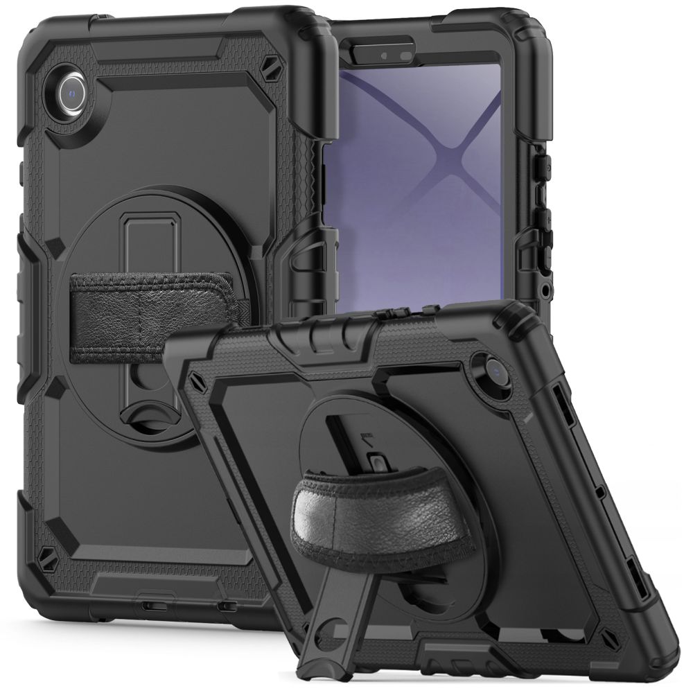 Tech-Protect Solid360 vāciņš Samsung Galaxy Tab A9 8.7 melns