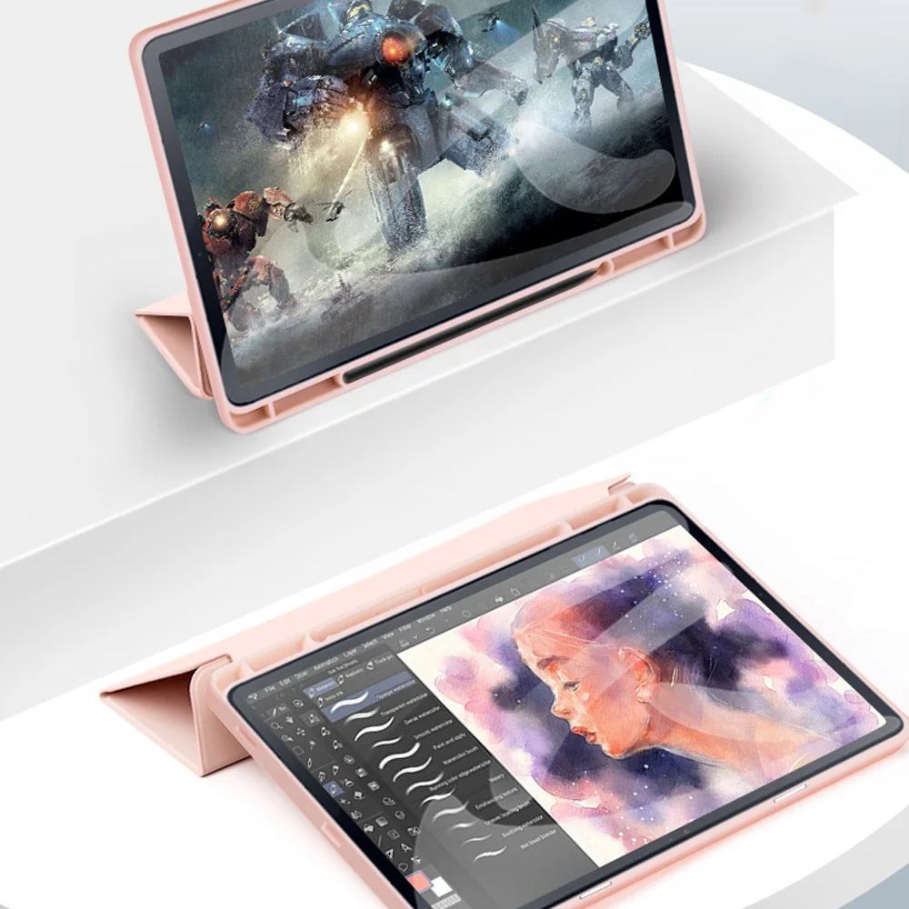 Tech-Protect Samsung Galaxy Tab S9 FE 10.9 maciņš SC Pen, rozā