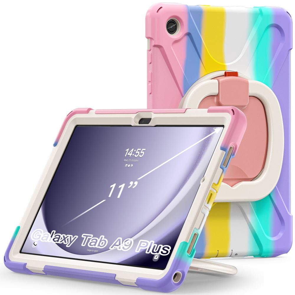 Tech-Protect X-Armor vāciņš Samsung Galaxy Tab A9+ 11\", rozā/zils