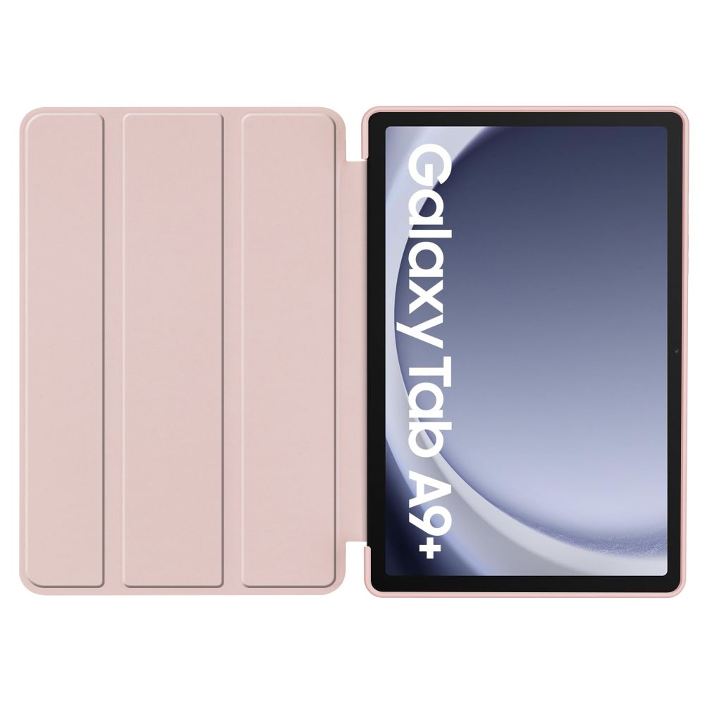 Samsung Galaxy Tab A9+ Plus (SM-X210, X215, X216B) Trifold Tech-Protect SmartCase Protective Cover Case, Pink Marble |...