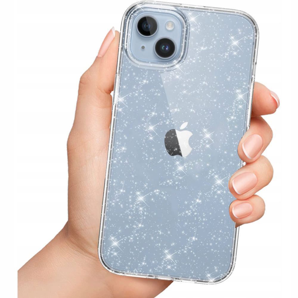 Tech-Protect Samsung Galaxy S23 FE vāciņš FlexAir Hybrid, caurspīdīgs ar spīdumiem